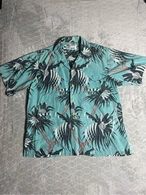 Vintage Kahala Hawaii Aloha Camp Shirt XL Made In Hawaii